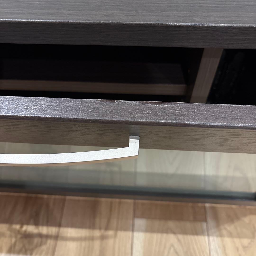 ダークブラウン木製テレビ台 150cm