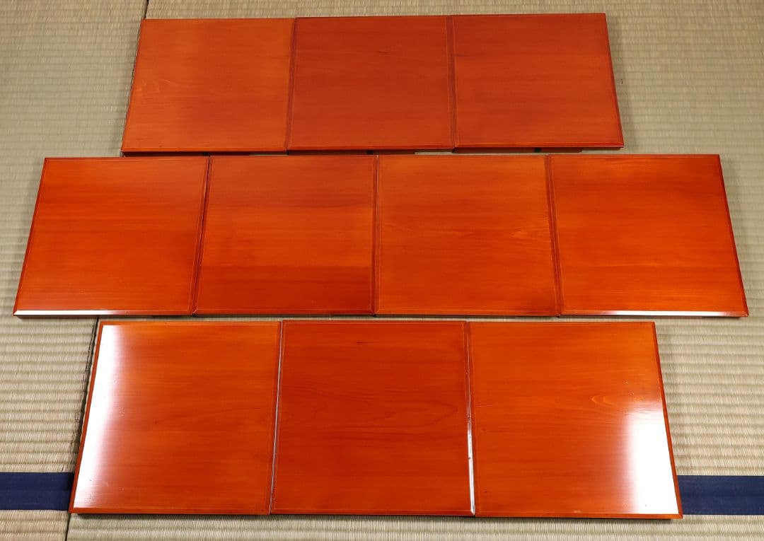 春慶塗 折敷 十客 26.6cm 会席 懐石 卓上 四方膳 木製【MB112】