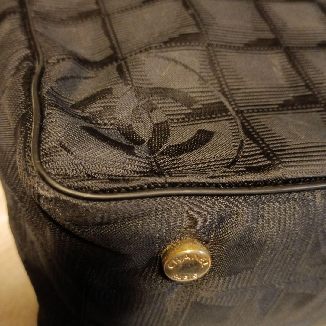 ★週末特価★希少★美品★シャネルブラック トートバッグ トラベルライン★