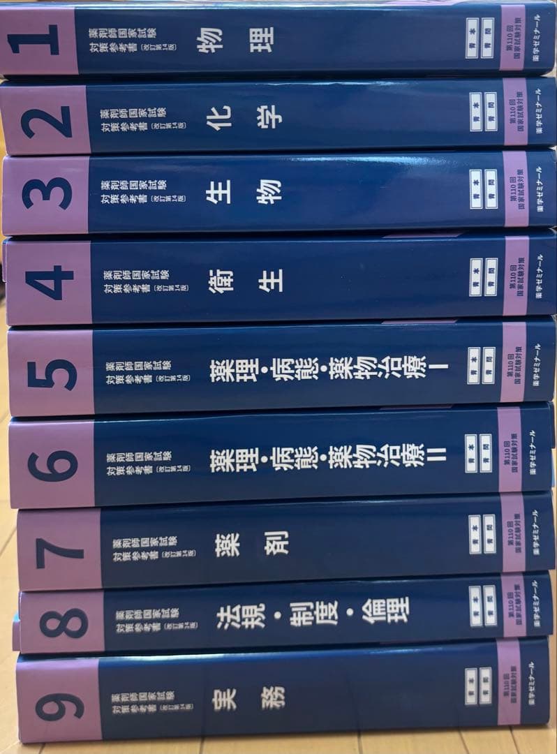 第110回 薬剤師国家試験対策参考書 青本 青問 全巻セット