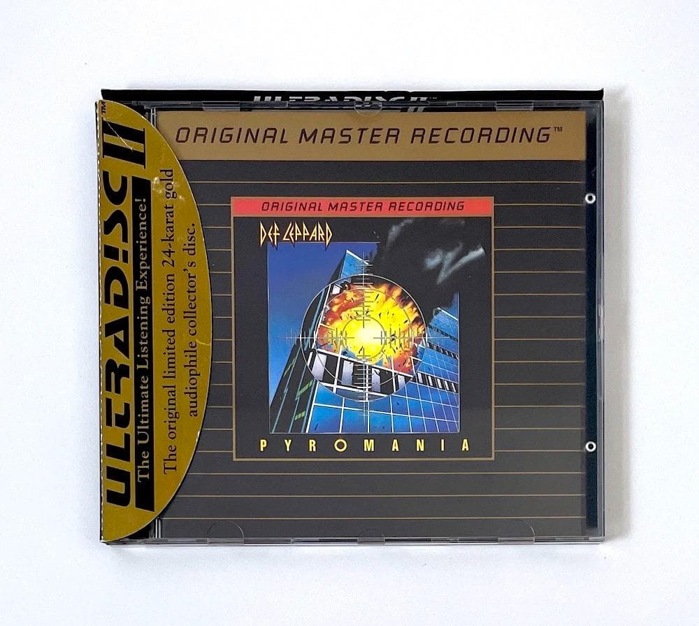 廃盤 帯付き 24K GOLD CD DEF LEPPARD PYROMANIA