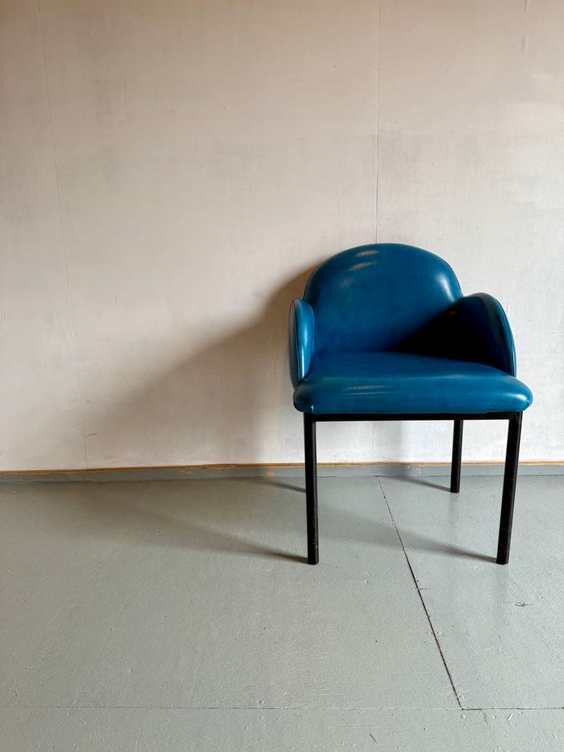 レトロ ポップ ビニールレザー チェア