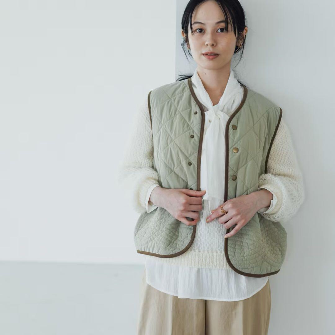 毎日着回したいキルティングベスト / よしいちひろさんコラボ