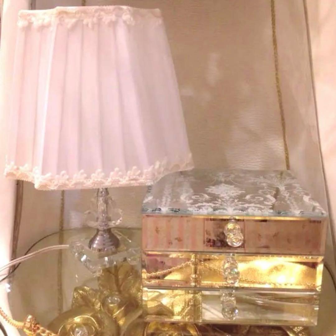 つよぽん　ローラアシュレイ ジュエリーボックス＆スタンドライト