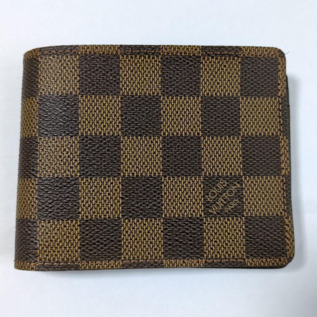 新品未使用 ルイヴィトン ダミエ N60895 二つ折り財布 箱・保存袋付き