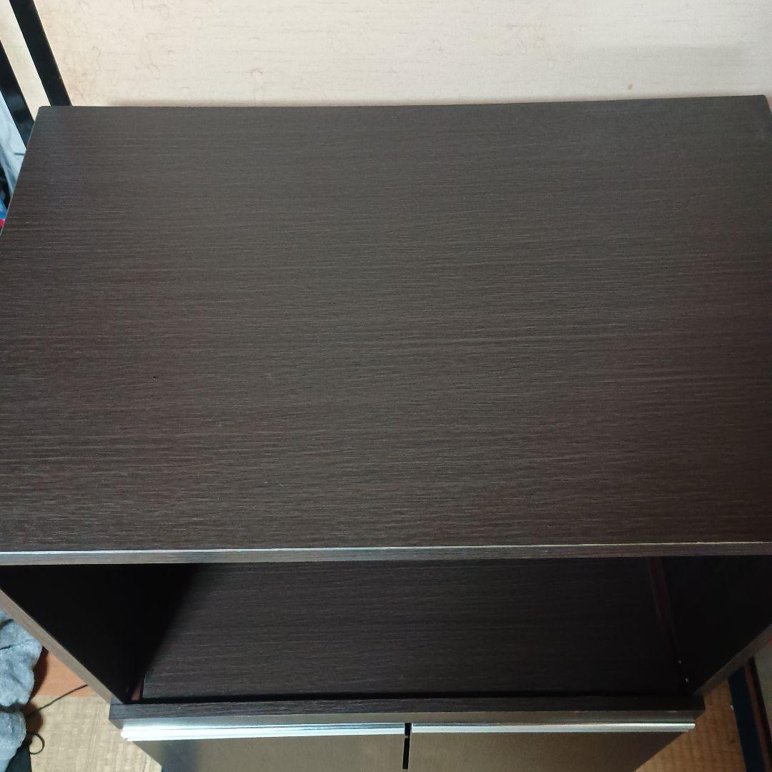 送料込 ニトリ レンジ台 レンジボード フォルムN RE9060 ダークブラウン