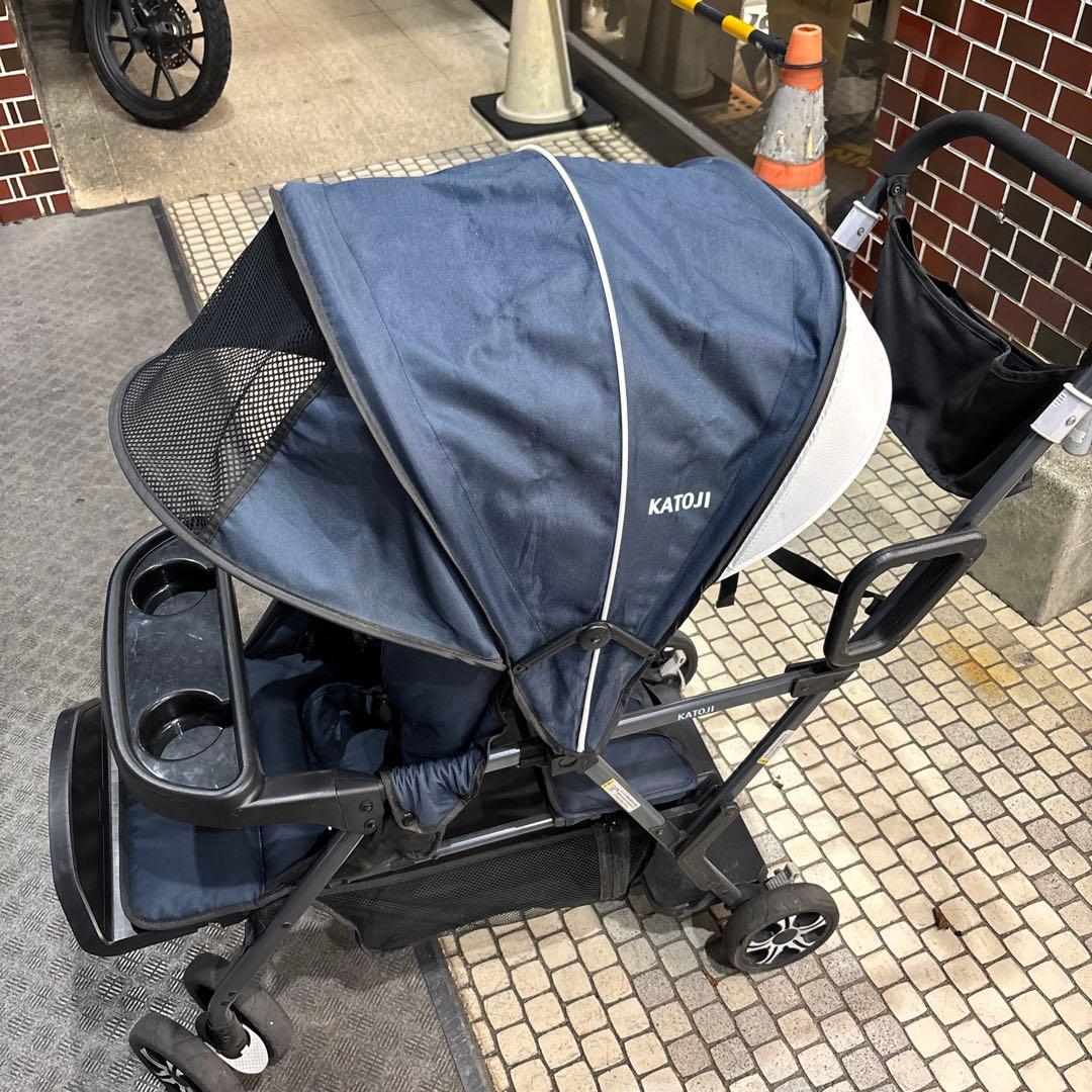 【引き取り限定】KATOJI 2人でゴー ベビーカー さいたま