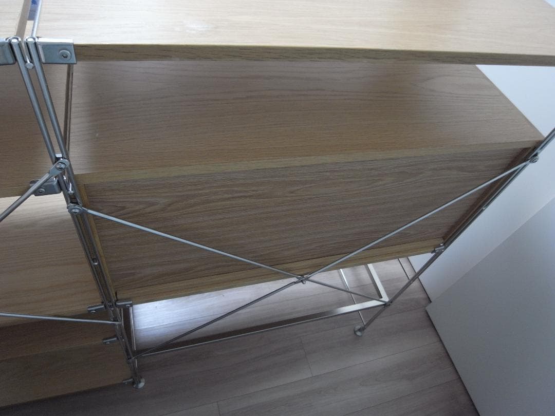 【MUJI 無印良品】ステンレスユニットシェルフ 全幅140cm 全高120cm