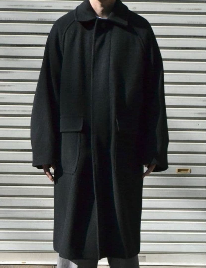 EVCON Wool Stain Collar Half Coat サイズ3
