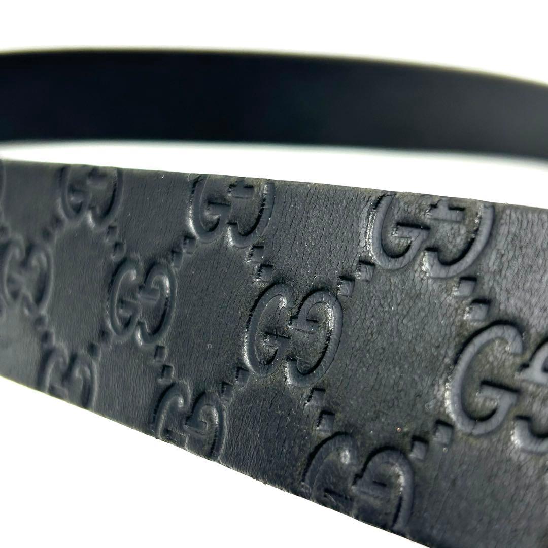 GUCCI グッチ ベルト グッチシマ インターロッキング レザー エンボス