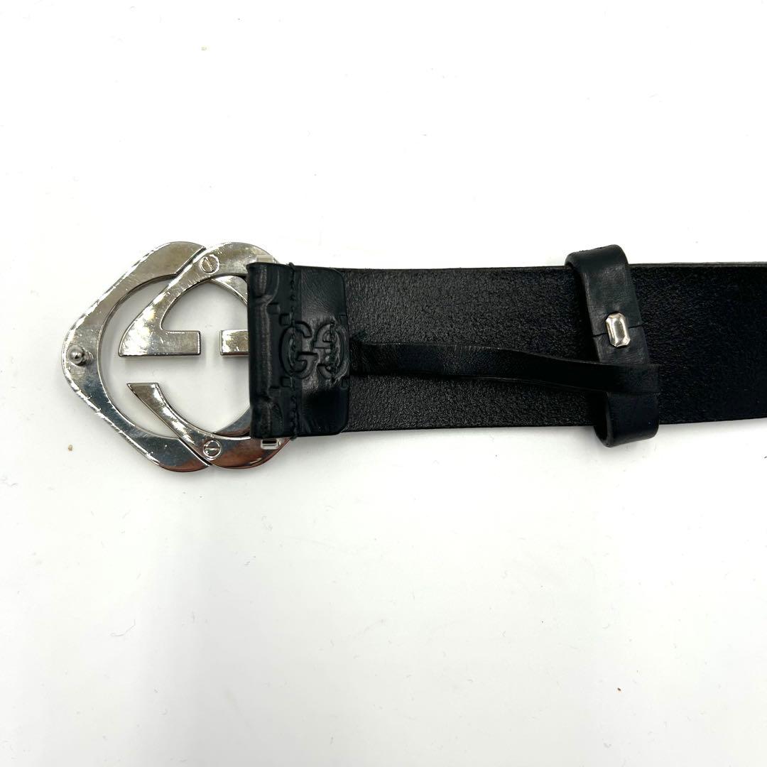 GUCCI グッチ ベルト グッチシマ インターロッキング レザー エンボス