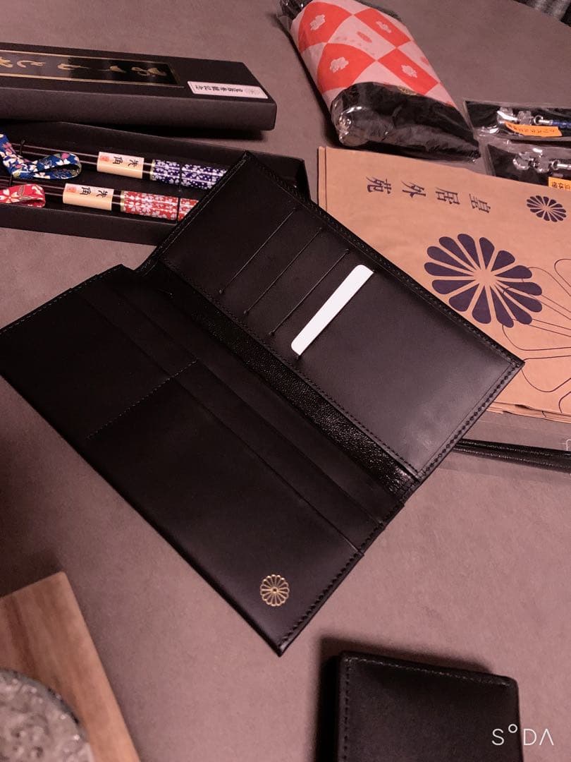 皇居開運長財布特革財布✨美品新品未使用品✨極上クラス品の金運ウォレットセット✨✨