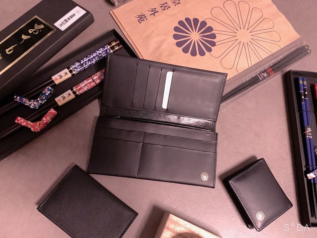 皇居開運長財布特革財布✨美品新品未使用品✨極上クラス品の金運ウォレットセット✨✨