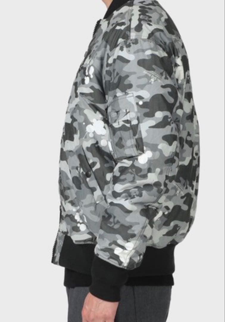 Psycho Bunny｜エイジングT/Cツイル隠れバニー迷彩ボンバージャケット