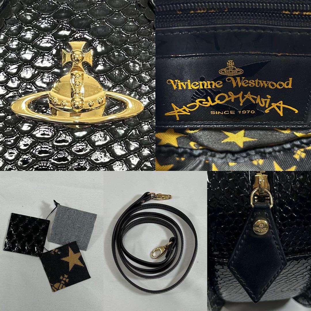 【極美品/付属品完備】ヴィヴィアンウエストウッド 2way ショルダーバッグ 黒