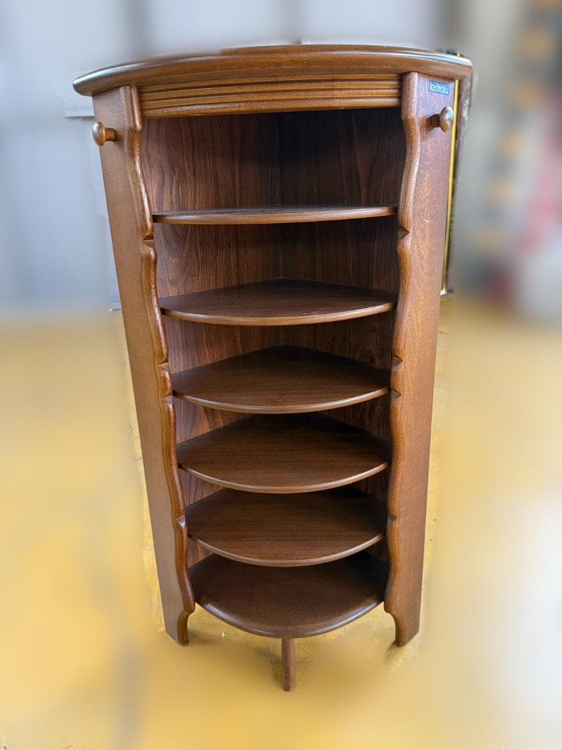 カリモク コロニアルシリーズ コーナーラック 6段