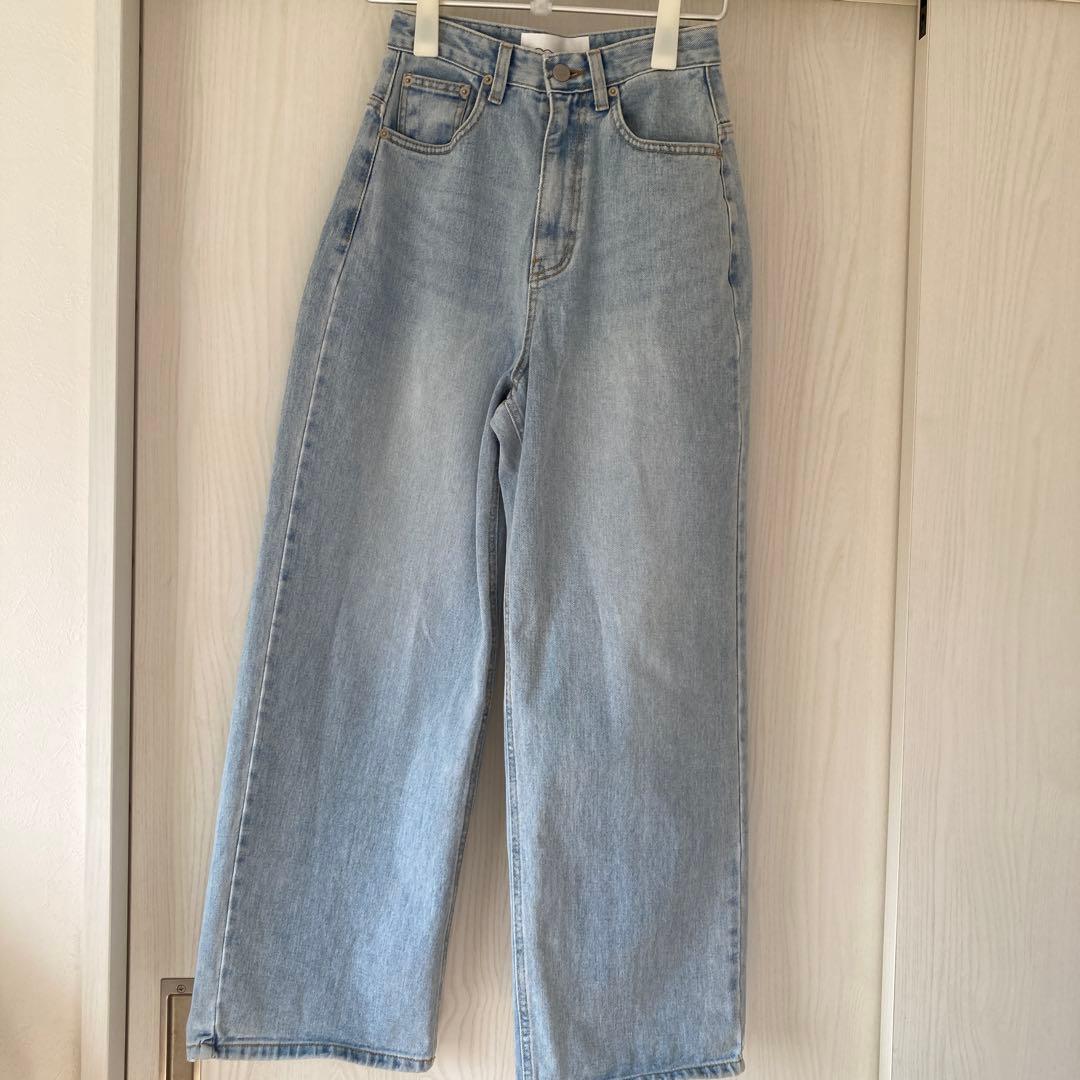 ナエ　nae ワイドルーズジーンズ S ジーンズ