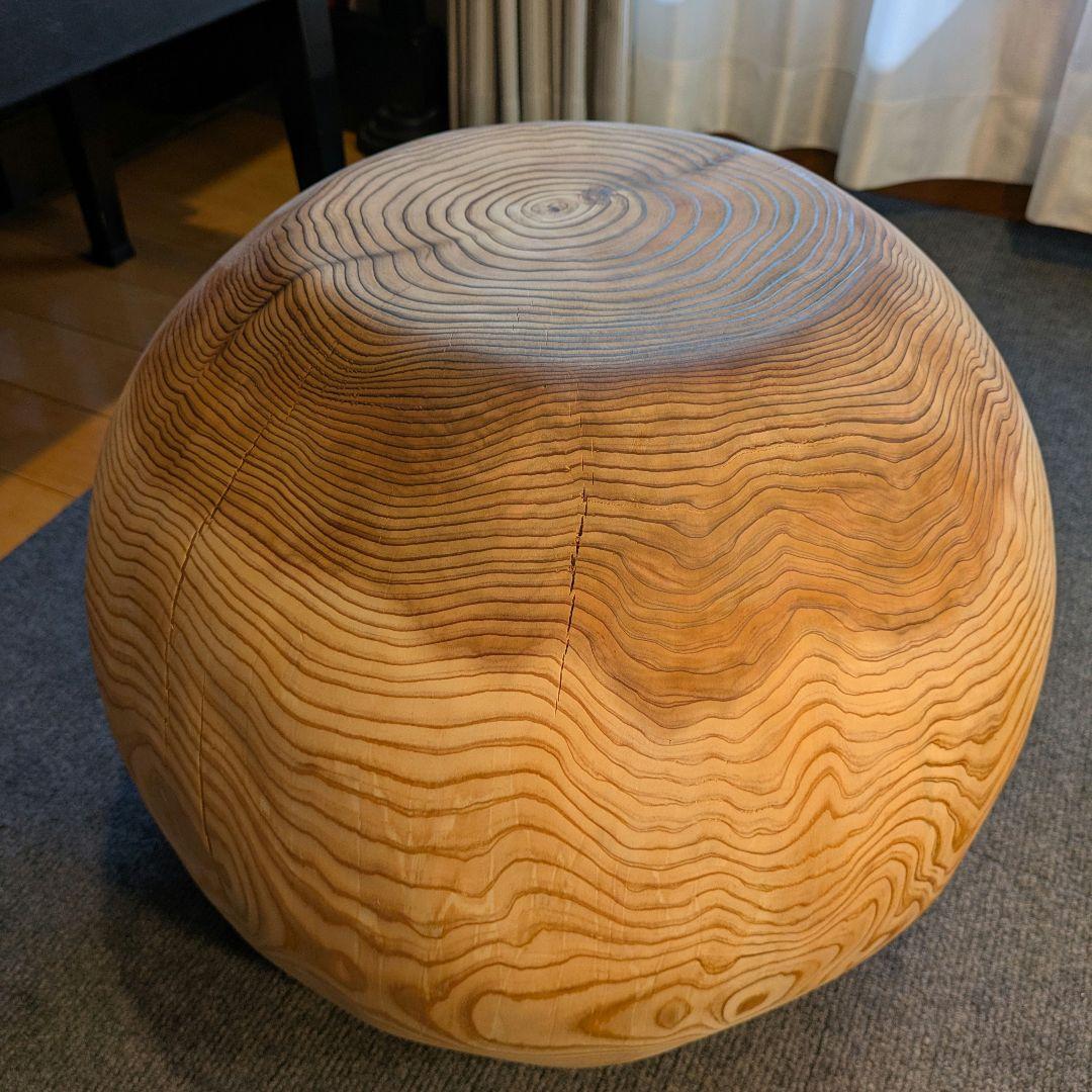 k098　杉　大型　切り株　丸型　椅子　スツール　テーブル