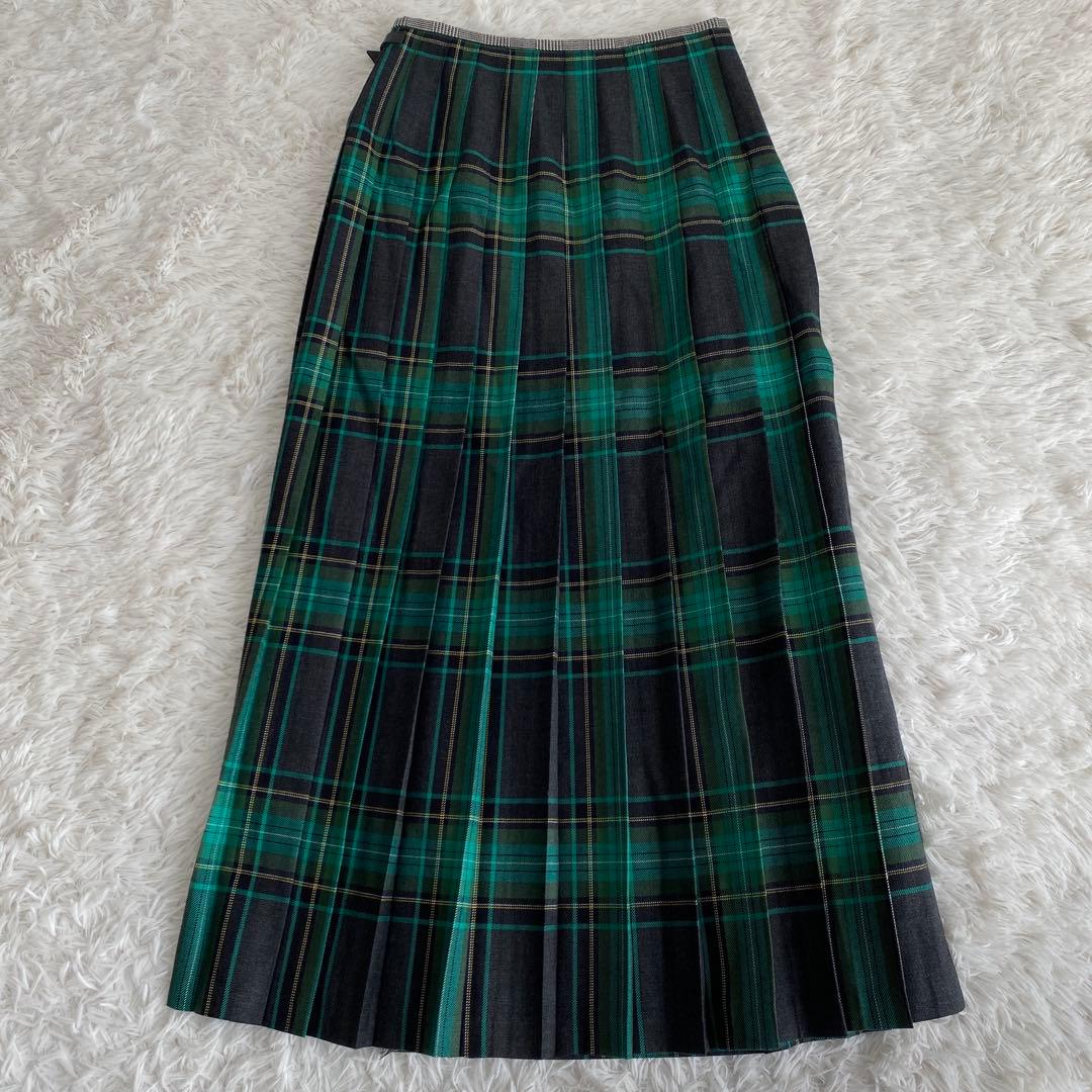 Kiui　極美品☆オニール オブ ダブリン☆プリーツ ロングキルトスカート