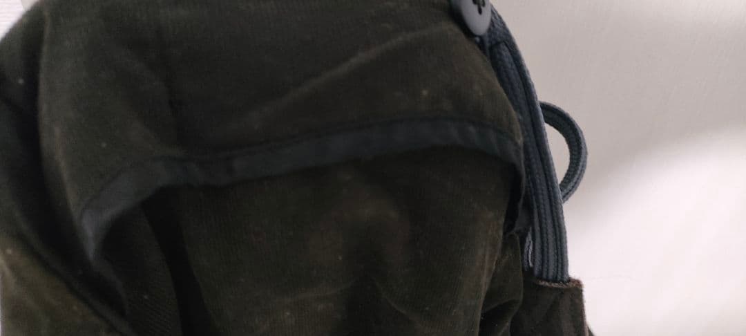 16aw Geoffrey.B.Small パッチワークサスペンダーパンツ