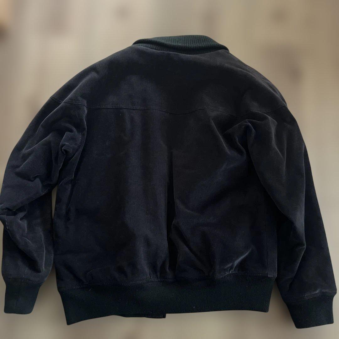 BLUCO コーデュロイ　ダービージャケット　ブラック　XL