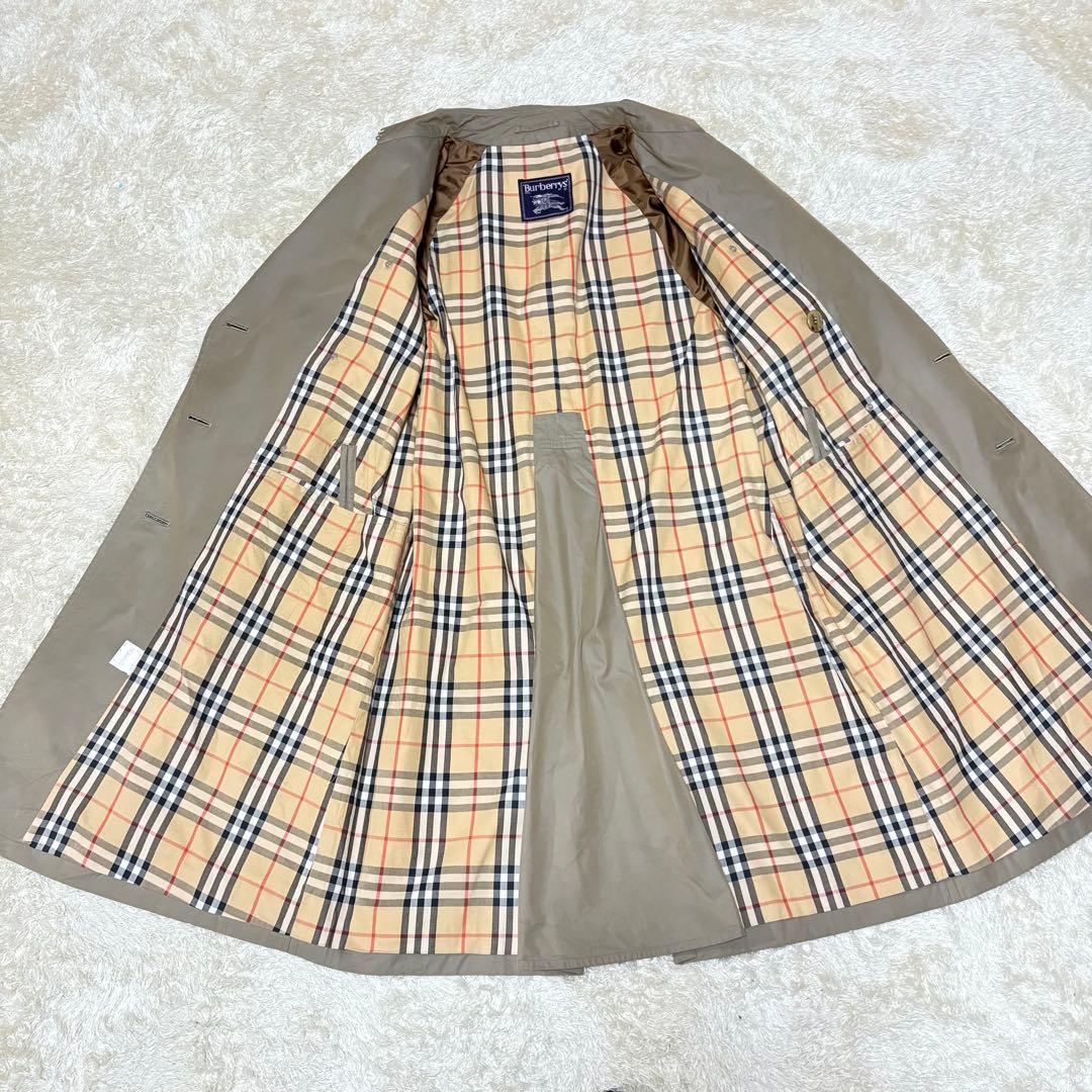 バーバリー トレンチコート ノバチェック ダブル ユニセックス L〜XLサイズ