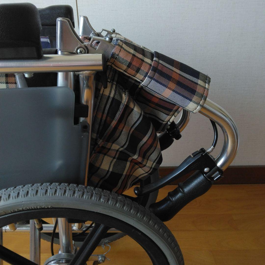 多機能　腰ベルト付き　介助用　車椅子　松永　折り畳み　背折れ