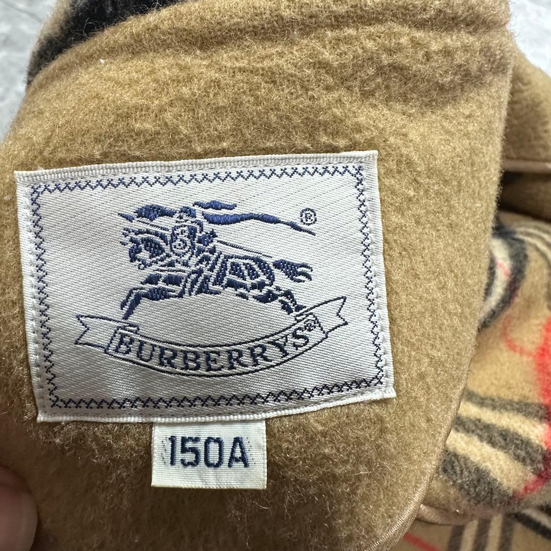 バーバリー♡ダッフルコート　ノバチェック ウール　ハニーベージュ