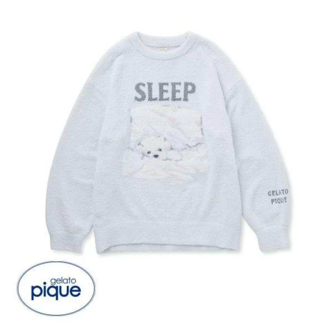 ジェラートピケ　ジャガード　プルオーバー　マルチーズ　sleep