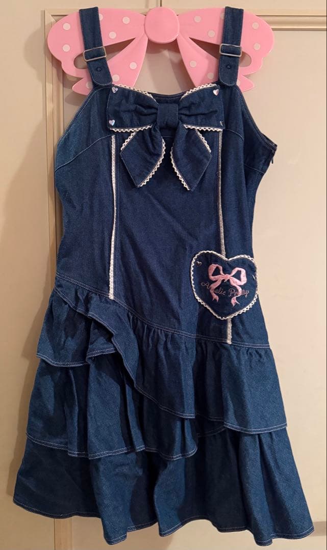 Angelic Pretty Candyデニムジャンパースカート