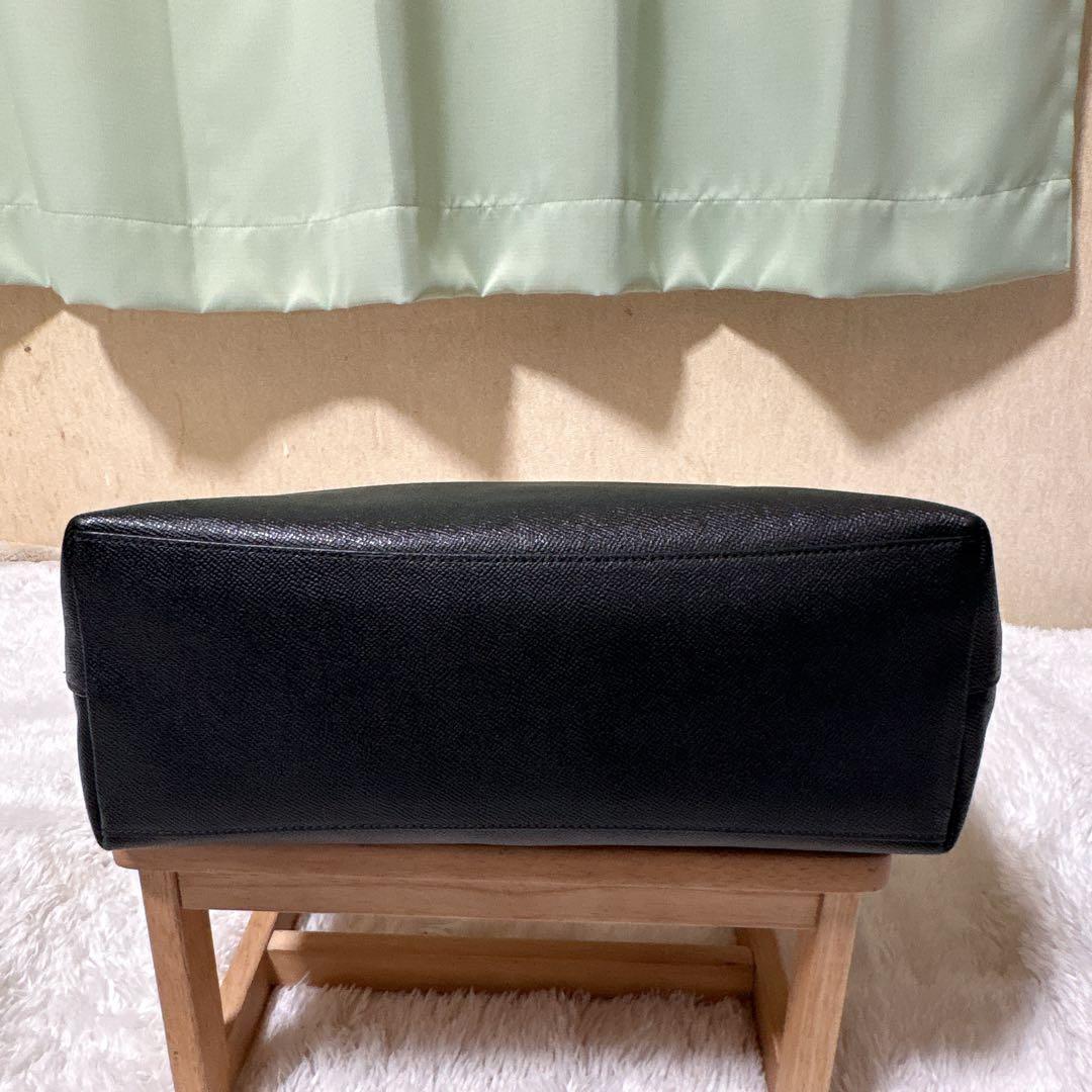 COACH コーチ トートバッグ F79608 レザー ブラック A4収納可