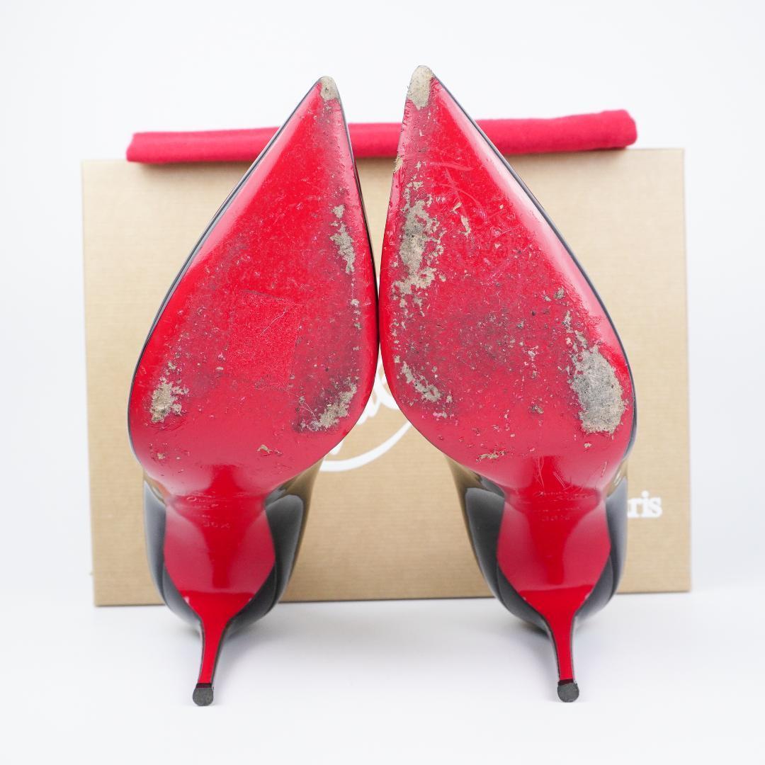 EU36.5 Christian Louboutin 黒 ハイヒール23.5cm