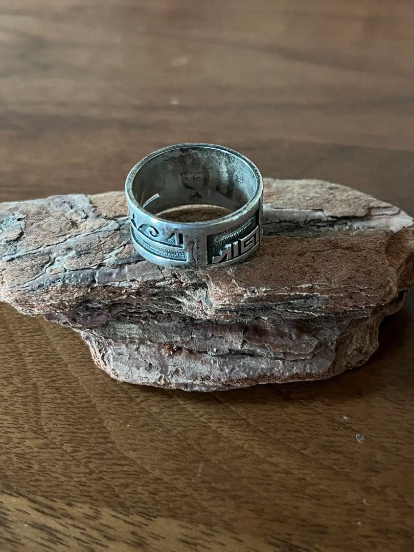 ホピ　ルシオン・ヴァ　インディアンジュエリー リング　ペアリング