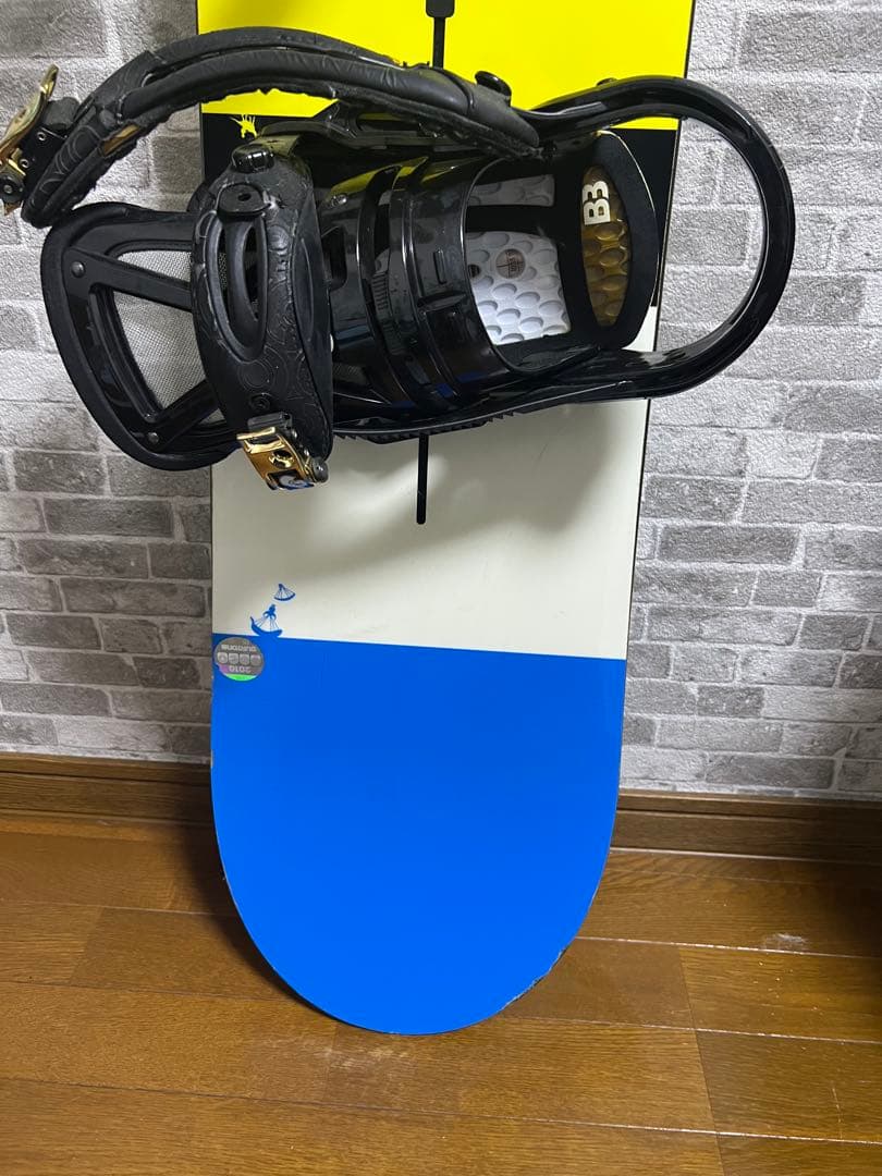 マルチカラー スノーボード ビンディング付き