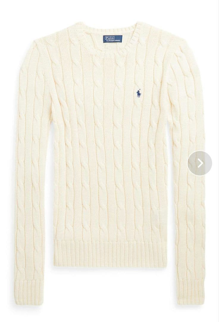 未使用に近いPOLO RALPH LAUREN ケーブルニット