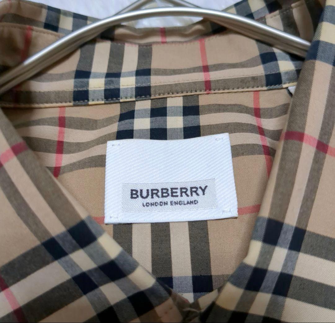 バーバリー　コットンシャツ　S相当