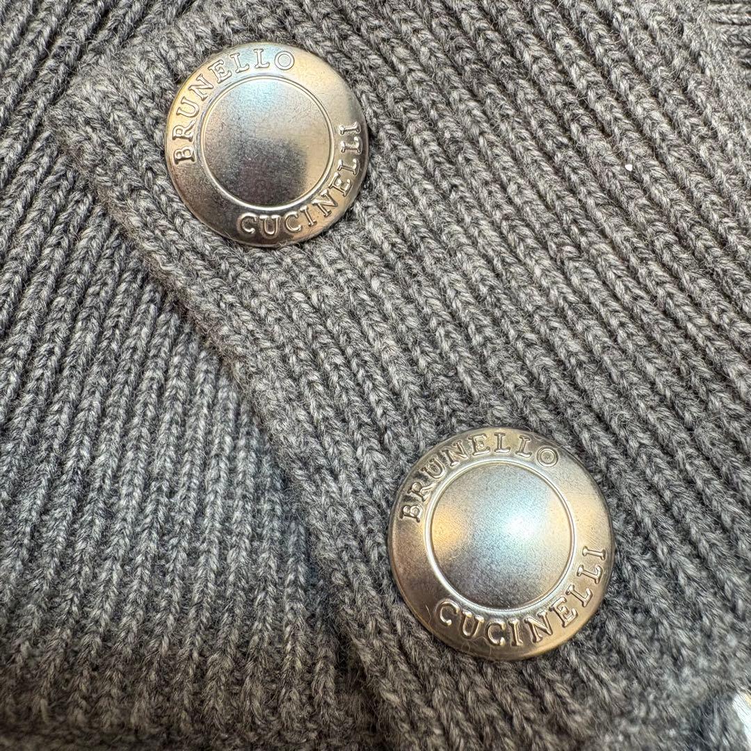 BRUNELLO CUCINELLI カシミヤ シルク ニットジャケット 46