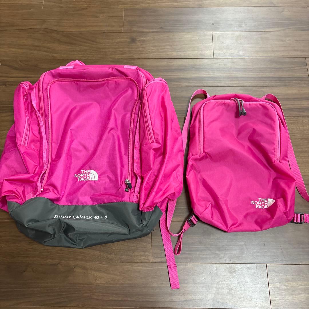 ノースフェイス リュックサック ジュニア サニーキャンパー　ピンク