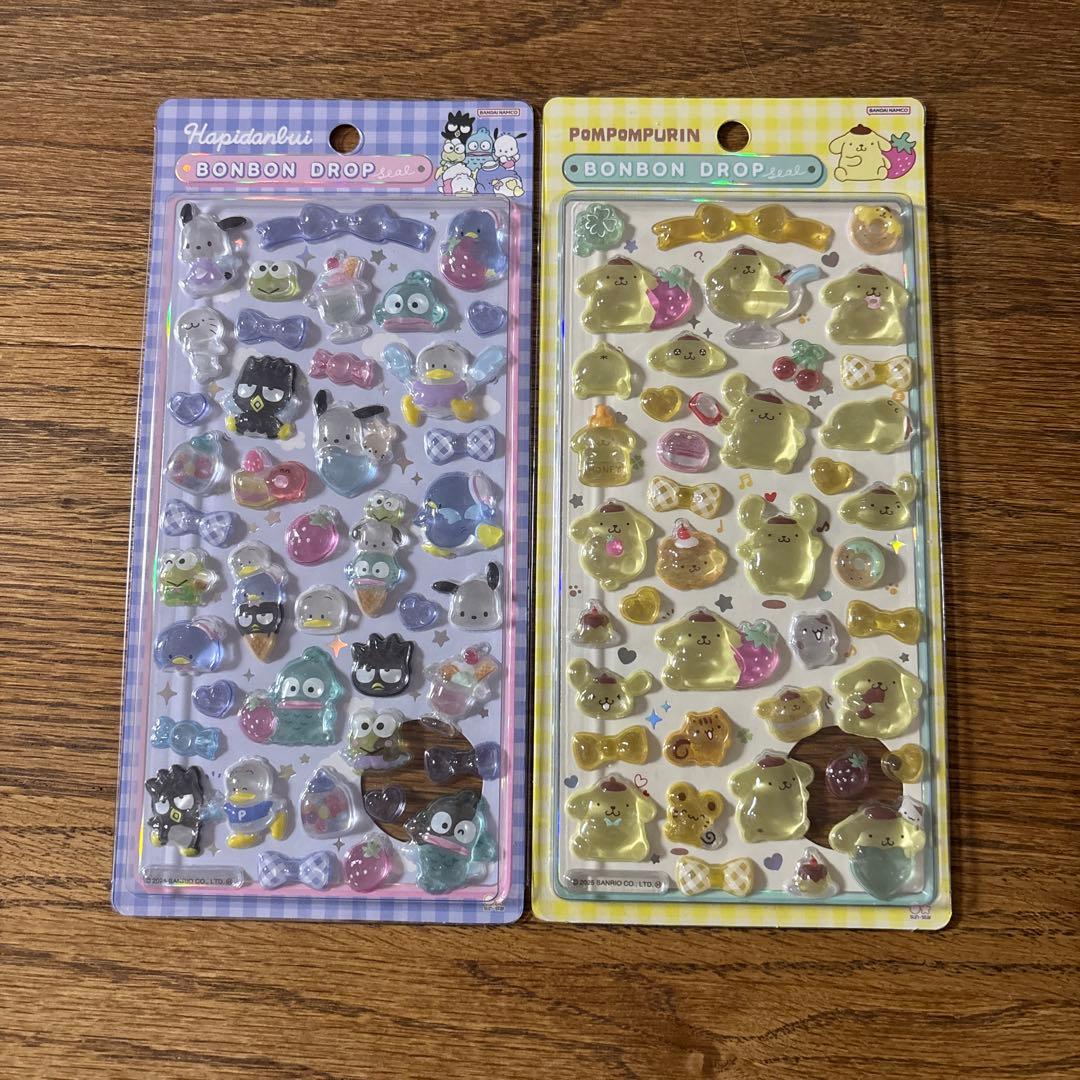 【正規品】　サンリオ　ボンボンドロップシール　第2弾　5種セット