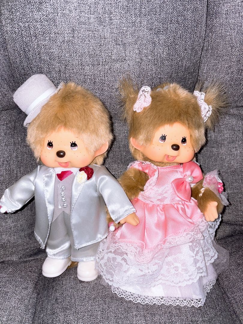 モンチッチ⚠️購入禁止⚠️ウェディングモンチッチぬいぐるみペアセット