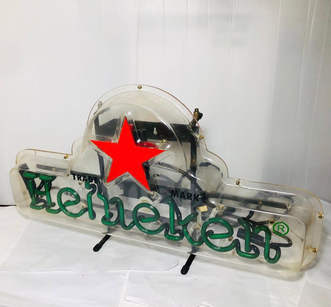 ハイネケン ネオン 照明 看板　※修理あり※