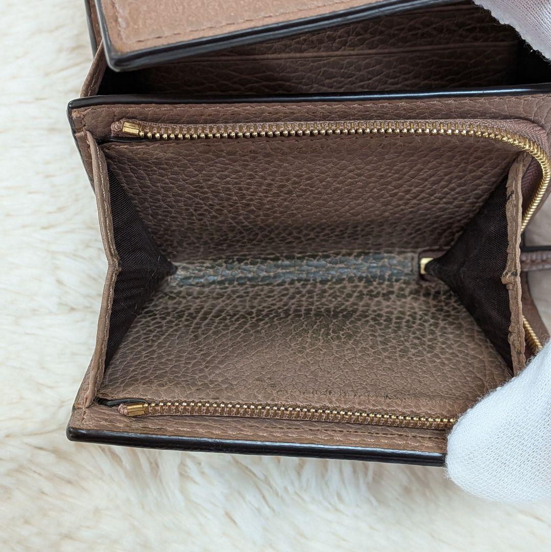 グッチ✨️二つ折り財布 GGマーモント GGスプリーム PVC レザー 箱あり