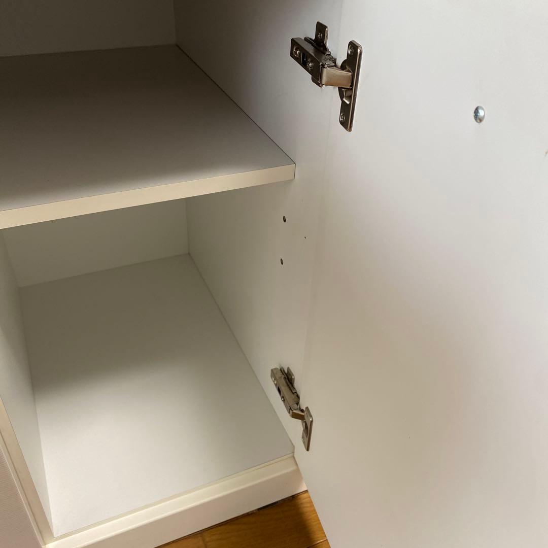 ニトリ キッチン収納キャビネット ホワイト