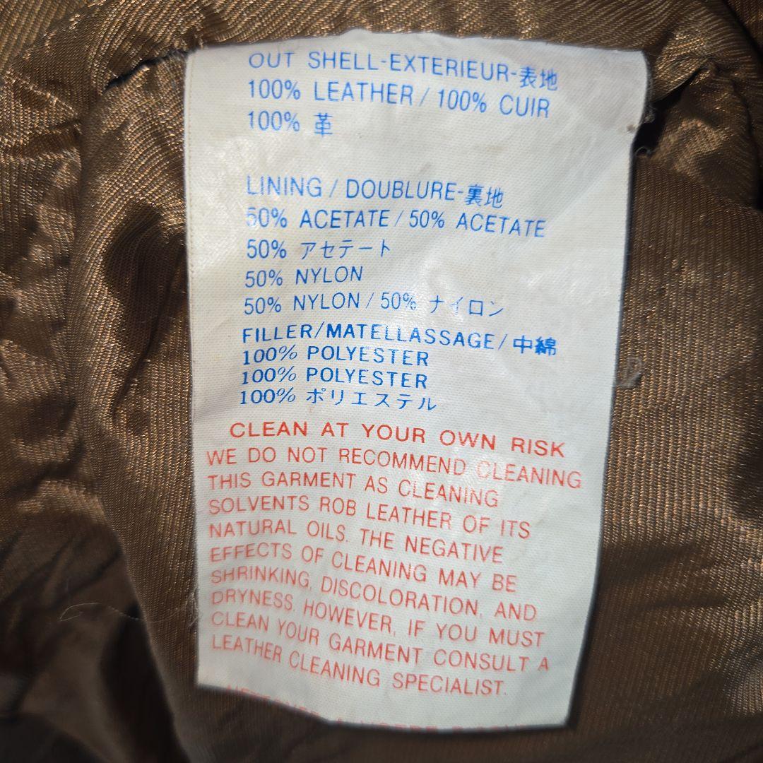 marc buchanan　ノーカラー　レザー　ファー　pelle pelle