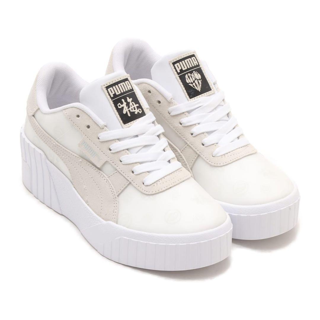 プーマ カリ ウェッジ トランスペアレント エフアールツー