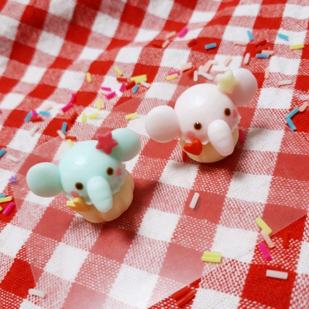 仲良しゾウさんカップケーキ♡２set