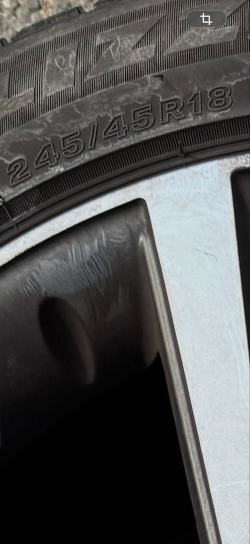 メルセデス・ベンツ 18インチ ホイールセット　245 45 18