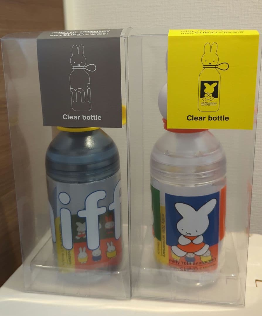 【未使用品】 　立体ウォーターボトル　ミッフィー　２種類