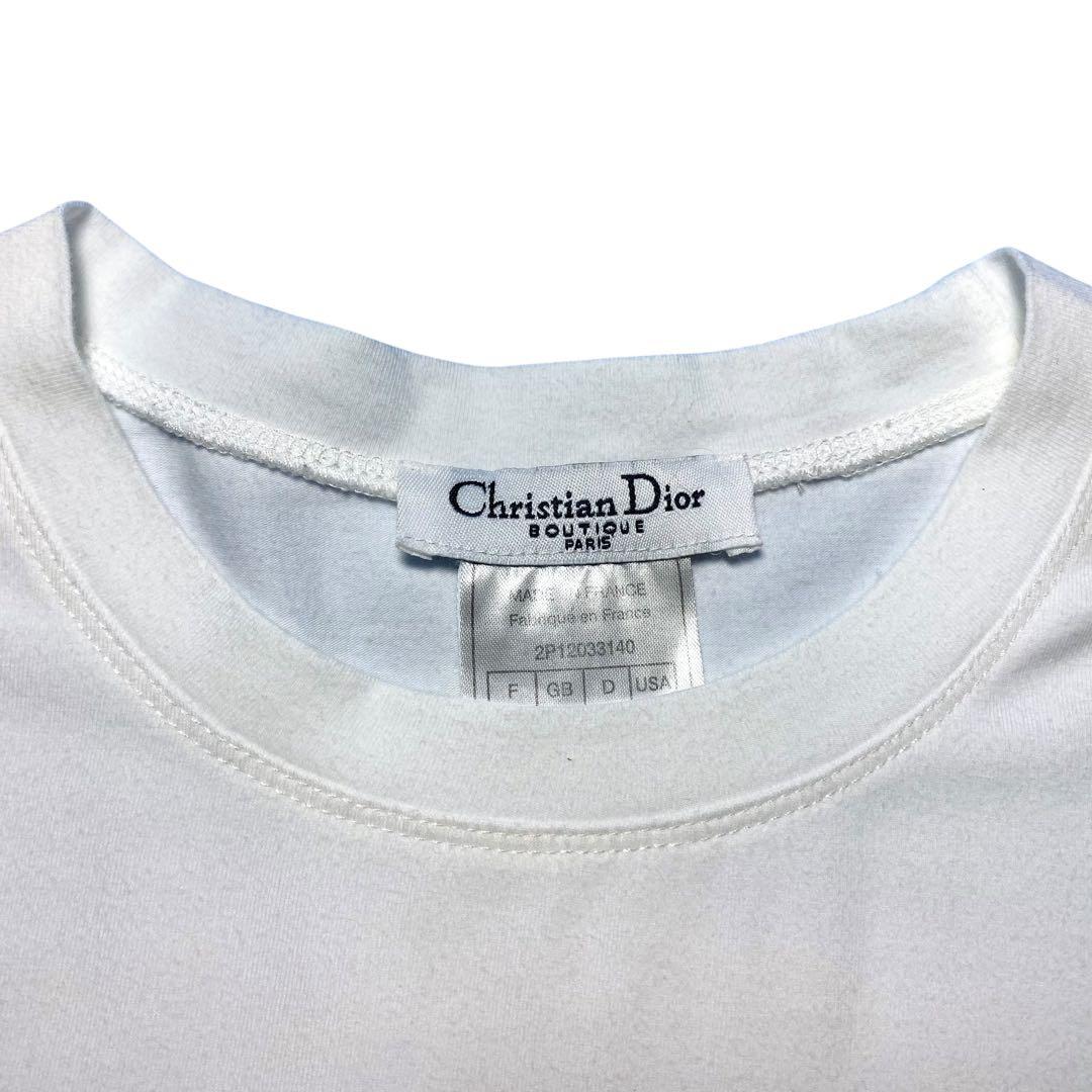 正規品　J'ADORE DIOR ロゴ トロッター柄 ストーン　半袖 Tシャツ