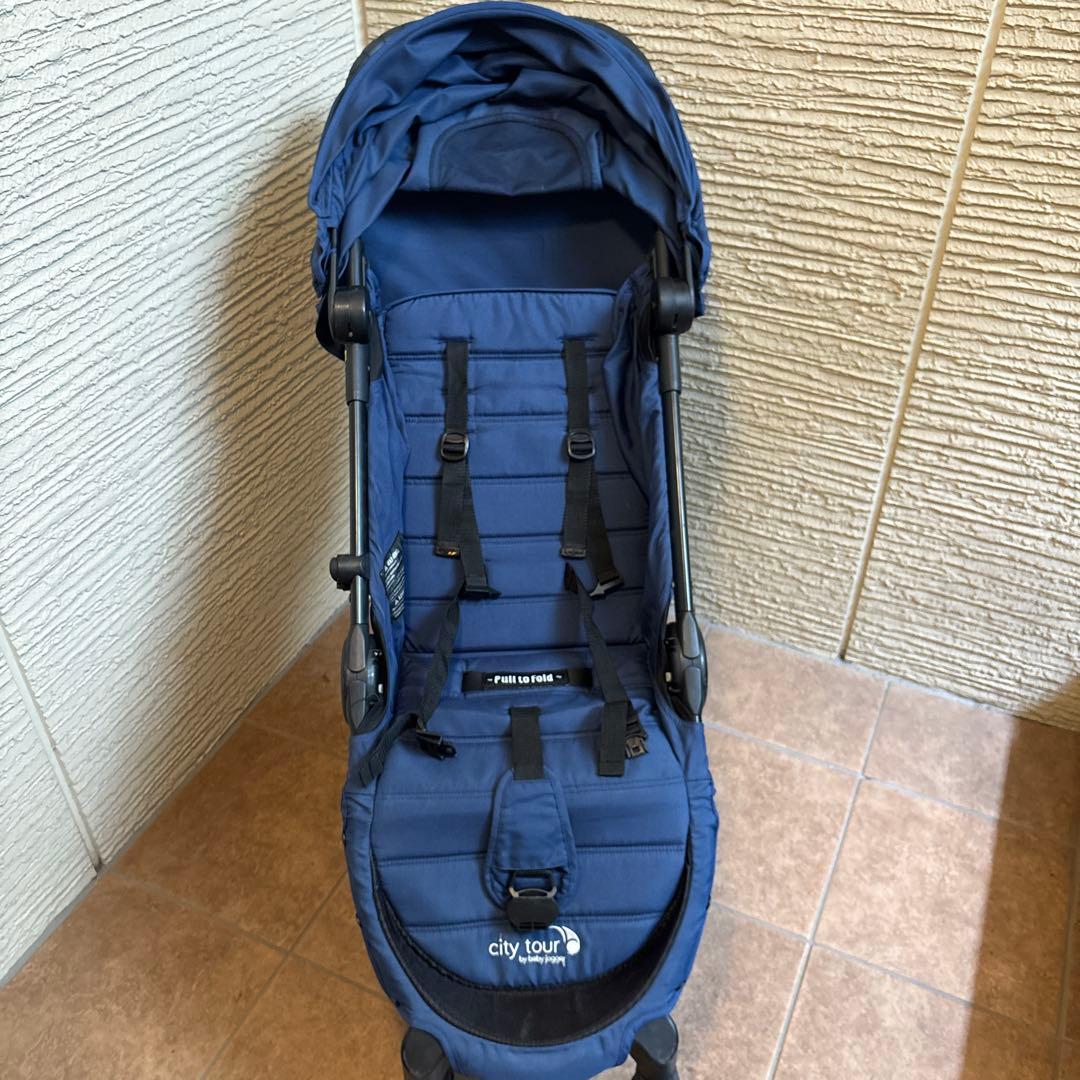 【値下げ】Baby Jogger 折りたたみ　ベビーカー　ネイビー